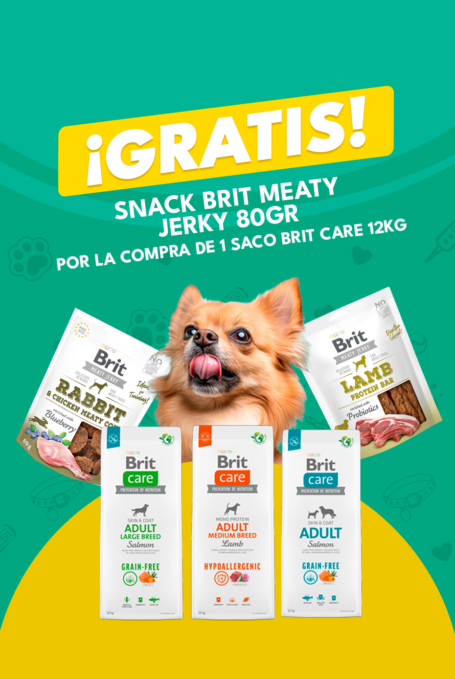 snack BRIT MEATY JERKY gratis slider 2